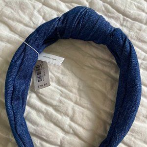 Knotted J.Crew Denim Headband